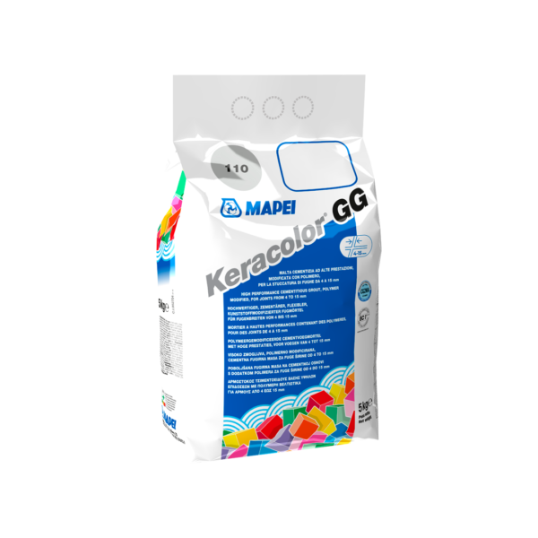 KERACOLOR GG - Malta cementizia preconfezionata ad alte prestazioni, modificata con polimero, per la stuccatura di fughe da 4 a 15 mm.