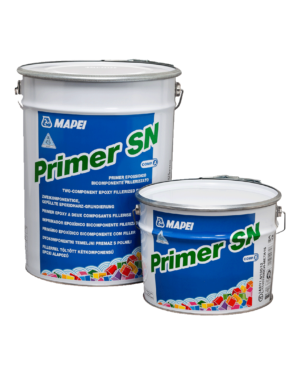 PRIMER SN (KIT A+B) - Primer epossidico bicomponente fillerizzato, conforme agli standard alla tenuta gas Radon