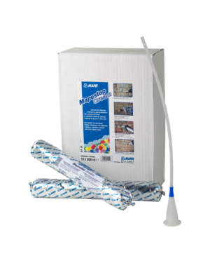 MAPESTOP CREAM - Emulsione cremosa, a base di silano monomero per la realizzazione di barriere chimiche contro l’umidità di risalita capillare.