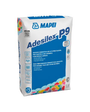 ADESILEX P9 (5KG) - Adesivo cementizio ad alte prestazioni a scivolamento verticale nullo per piastrelle ceramiche e materiale lapideo.