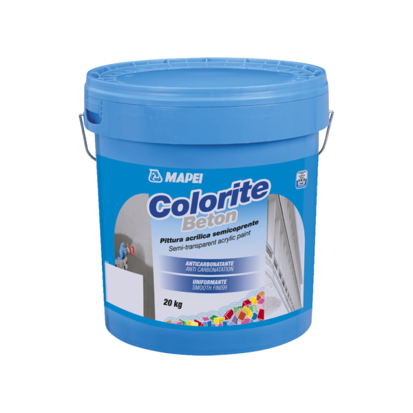 COLORITE BETON (20Kg) - Pittura acrilica semicoprente.