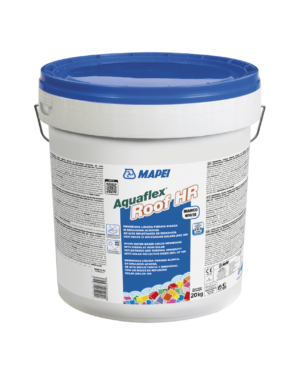 AQUAFLEX ROOF HR (20Kg) - Membrana liquida fibrata in emulsione acquosa ad alta riflettanza ed emissività termica, con indice di riflessione solare (SRI) 105