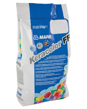 Mapei Keracolor FF sacchi da kg 5-Malta ad alte prestazioni,idrorepellente, stuccatura di fughe fino a 6 mm - per interno e esterno di pavimenti e rivestimenti di ogni tipo
