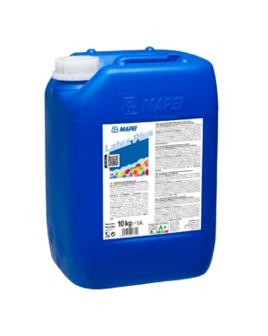 LATEX PLUS 10Kg/25Kg - Lattice elasticizzante da miscelare con KERAQUICK MAXI S1. KERAQUICK MAXI S1 miscelato con LATEX PLUS diventa un adesivo altamente deformabile, ad alte prestazioni e presa rapida (C2F/S2).