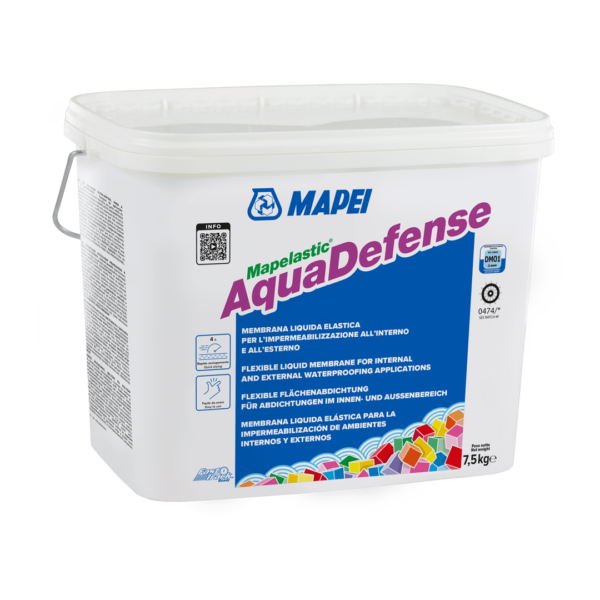 MAPELASTIC AQUADEFENSE ZERO - Impermeabilizzazione pronta all’uso ad asciugamento rapido