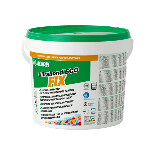 ULTRABOND ECO FIX FUSTO 10Kg - Adesivo e fissativo con elevata appiccicosità residua per pavimentazioni autoposanti.
