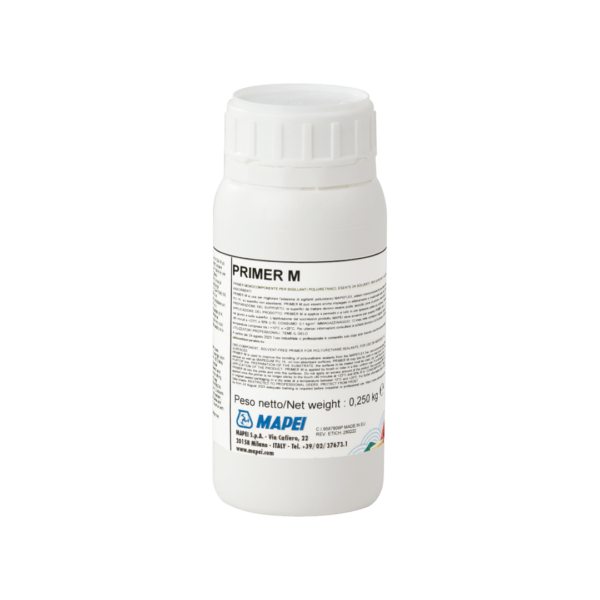 PRIMER M (250Gr) - Primer monocomponente per sigillanti poliuretanici, esente da solventi, per superfici compatte ed assorbenti.