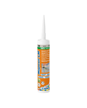 MAPESIL LM (Cartuccia 310Ml) - Il sigillante siliconico neutro puro ideale per la pietra naturale. Senza solventi e a prova di muffa.