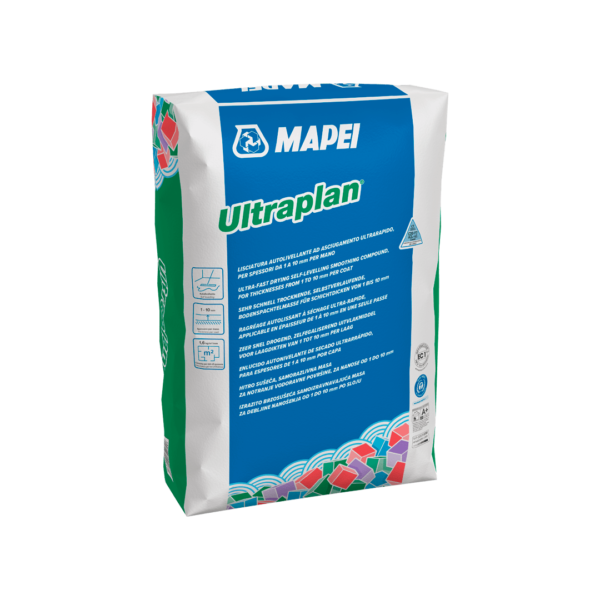 ULTRAPLAN - Lisciatura autolivellante ad indurimento ultrarapido per spessori da 1 a 10 mm