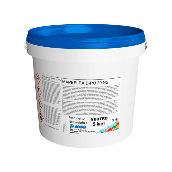 MAPEFLEX E-PU 30 NS (5Kg) - Sigillante Epossi-Poliuretanico bicomponente tissotropico ad elevata resistenza chimica e meccanica ed alto modulo elastico.