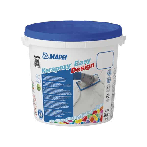 KERAPOXY EASY DESIGN 3Kg - Malta epossidica bicomponente decorativa per fughe