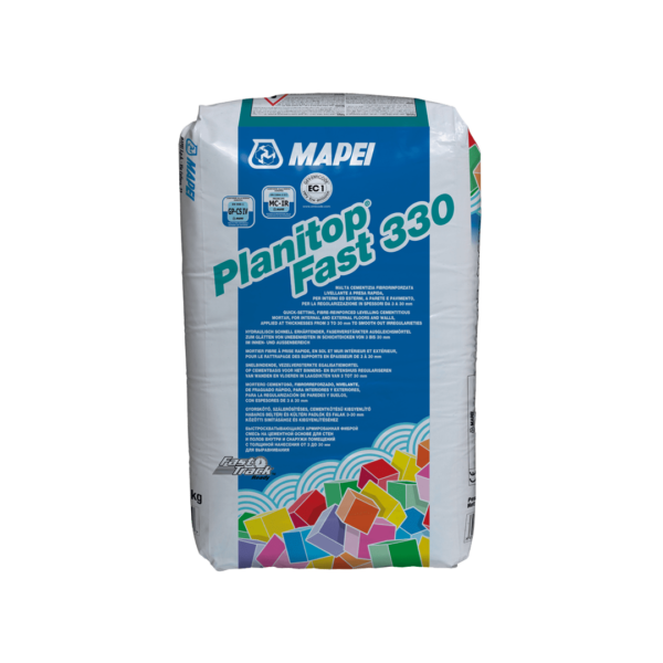 PLANITOP FAST 330 (25Kg) - Malta cementizia fibrorinforzata livellante a presa rapida per interni ed esterni, a parete e pavimento, per la regolarizzazione in spessori da 3 a 30 mm.