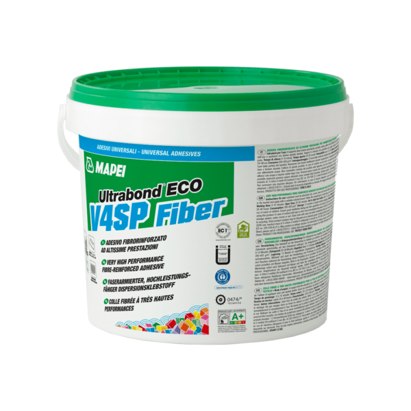 ULTRABOND ECO V4 SP FIBER - Adesivo universale fibrorinforzato ad altissime prestazioni per pavimentazioni resilienti e tessili.