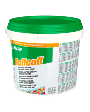 ROLLCOLL - Adesivo multiuso per la posa di pavimenti e rivestimenti vinilici e tessili