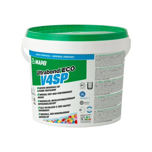 ULTRABOND ECO V4SP - Adesivo universale ad altissime prestazioni per la posa di pavimentazioni e rivestimenti resilienti e tessili.