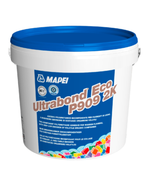 ULTRABOND ECO P909 2K - Adesivo poliuretanico bicomponente ripido senza solventi a bassissima emissione di sostanze organiche volatili EC1 Plus, per tutti i tipi di parquet.