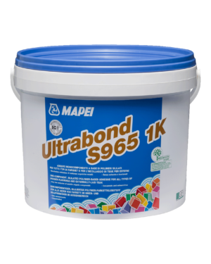 ULTRABOND S965 1K (CHIARO - 15Kg) - Adesivo monocomponente a base di polimeri sililati, senza solvente, per tutti i tipi di parquet, anche parquet per esterno, a bassissima emissione di sostanze organiche volatili.
