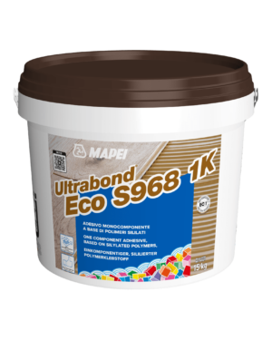 ULTRABOND ECO S968 1K - Adesivo monocomponente a base di polimeri sililati, completamente esente da solventi (secondo TRGS 610) a bassissima emissione di sostanze organiche volatili (EMICODE EC1 Plus)