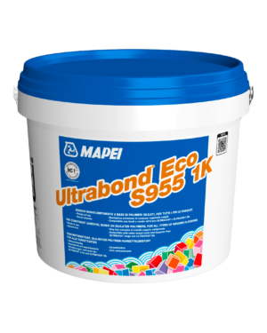ULTRABOND ECO S955 1K - Adesivo monocomponente a base di polimeri sililati, senza solvente (secondo TRGS 610), per tutti i tipi di parquet, a bassissima emissione di sostanze organiche volatili (EMICODE EC1 Plus)