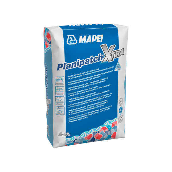 PLANIPATCH XTRA - Rasatura tissotropica fine ad asciugamento ultrarapido per riparazioni localizzate