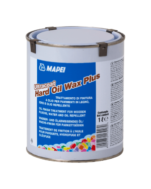 ULTRACOAT HARD OIL WAX PLUS (1Lt) - Finitura a olio/cera, idro e olio repellente, a basso odore, che protegge e tonalizza delicatamente la superficie in legno donandole una calda colorazione