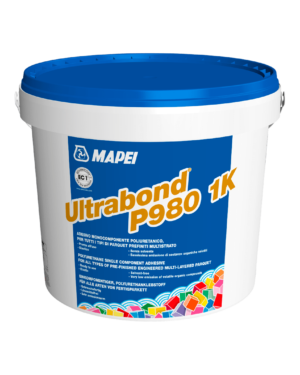 ULTRABOND P980 1K (15Kg) - L’adesivo dalla resa elevata per la posa di parquet multistrato. Pronto all’uso, idoneo per tutti i sottofondi, anche riscaldanti, può essere utilizzato anche dai posatori allergici.