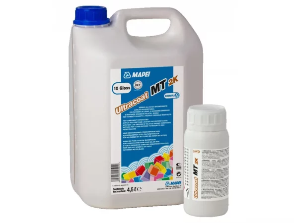 ULTRACOAT MT 2K (4,73Lt) - Vernice bicomponente acrilico poliuretanica all'acqua, per la finitura di pavimenti in legno con destinazione a traffico pedonale medio-alto