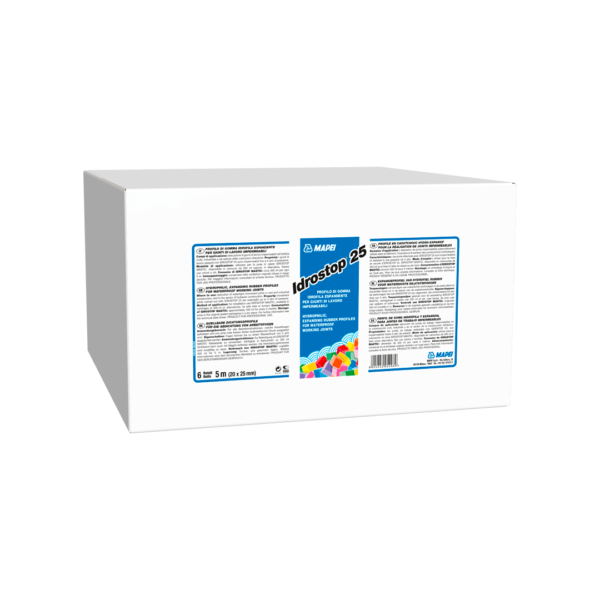 IDROSTOP - Profilo di gomma idrofila espandente per giunti di lavoro impermeabili. - immagine 3