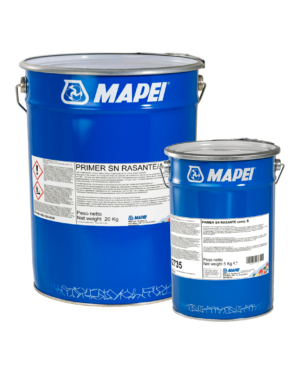 PRIMER SN RASANTE (KIT A+B 25Kg) - Formulato epossidico bicomponente, ad alto contenuto di solidi, per rasature di superfici cementizie