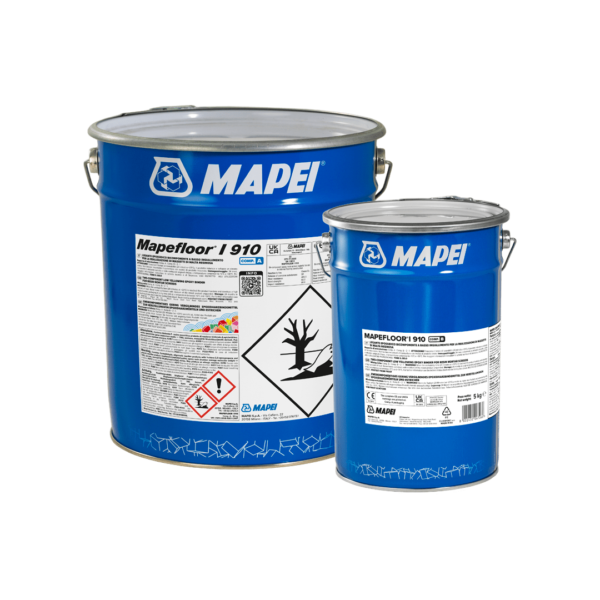 MAPEFLOOR I 910 (KIT A+B 15Kg) - Legante epossidico bicomponente per la realizzazione di malte spatolate o come promotore di adesione per rivestimenti resinosi.