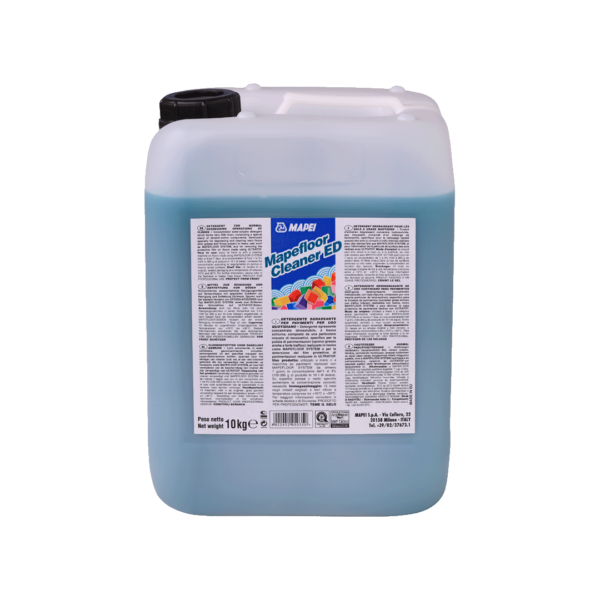 MAPEFLOOR CLEANER ED (10Kg) - Detergente sgrassante per pavimenti per uso quotidiano.