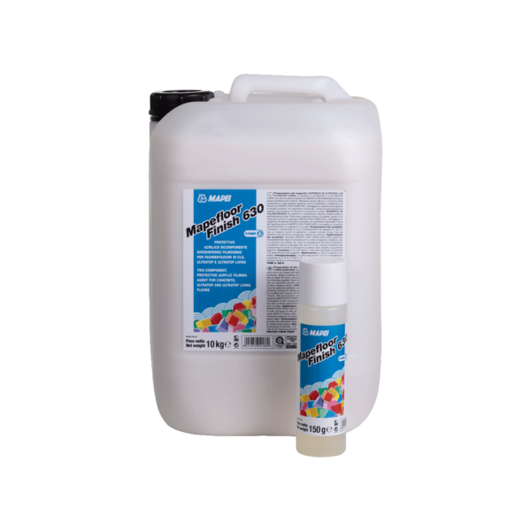 MAPEFLOOR FINISH 630 (20,3Kg) - Protettivo acrilico bicomponente idrodisperso filmogeno per pavimentazioni in cls, ULTRATOP e ULTRATOP LIVING.