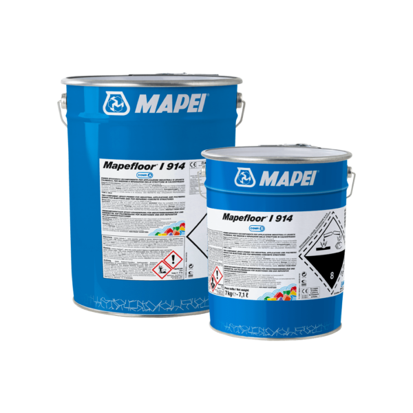 MAPEFLOOR I 914 (KIT A+B 28Kg) - Primer epossidico bicomponente per la primerizzazione di sottofondi e rasature prima di eseguire l’impermeabilizzazione di ponti con guaine o prima della stesura del tappetino di asfalto