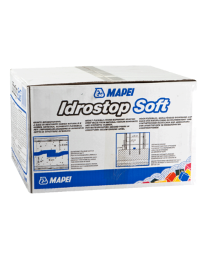 IDROSTOP SOFT (1 ROTOLO 5Mt) - Giunto bentonitico idroespansivo, altamente flessibile, per l’impermeabilizzazione di giunti da costruzione e riprese di getto.