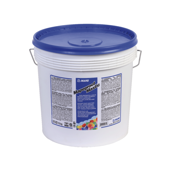 MAPEPROOF MASTIC (15Kg) - Pasta bentonitica a base di bentonite sodica naturale e additivi plastificanti per la sigillatura dei corpi passanti.