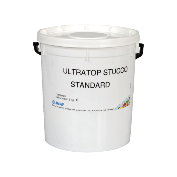 ULTRATOP STUCCO (5Kg) - Stucco a base di speciali leganti idraulici per sigillare le microporosità formatesi in seguito alla prima fase di levigatura del rivestimento ULTRATOP.