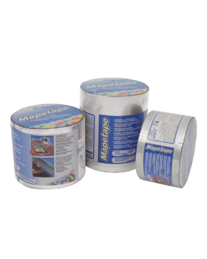 MAPETAPE (PIOMBO) -Nastro autoadesivo a freddo per sigillature ed impermeabilizzazione a sormonto di giunti e fessure.