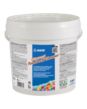 ULTRACOAT TOP DECK CLEANER (4Lt) - Soluzione alcalina, pronta all’uso, per la manutenzione di pavimenti in legno