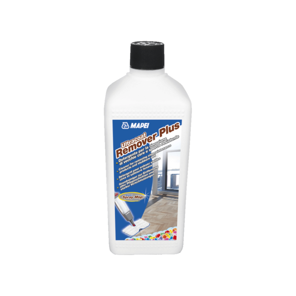 ULTRACOAT REMOVER PLUS (1Lt.) - Detergente per la rimozione di vecchie cere e sporco resistente; mette in risaldo le venature naturali del legno.