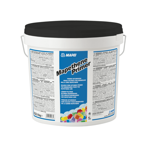 MAPETHENE PRIMER (10Kg) - Primer bituminoso senza solventi per le membrane della linea MAPETHENE.