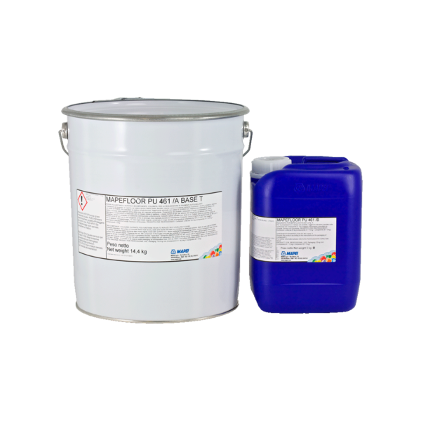 MAPEFLOOR PU 461 (KIT A+B 20Kg) - Resina poliuretanica autolivellante bicomponente alifatica, colorata, UV resistente, elastica, per la realizzazione dei sistemi MAPEFLOOR COMFORT SYSTEM AL e MAPEFLOOR COMFORT SYSTEM AL/X.