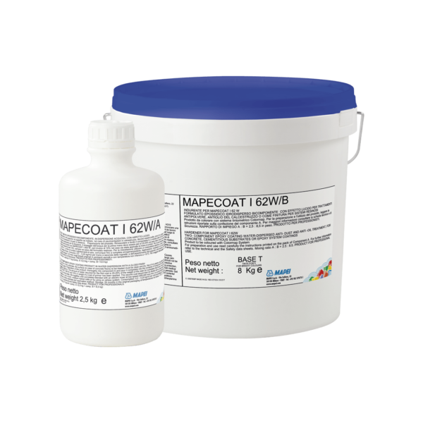 MAPECOAT I 62 W (KIT 11Kg) - Rivestimento epossidico bicomponente, in dispersione acquosa, con aspetto lucido