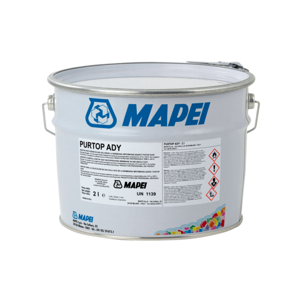 PURTOP ADY - Additivo per posare in una sola mano la membrana impermeabilizzante PURTOP EASY.
