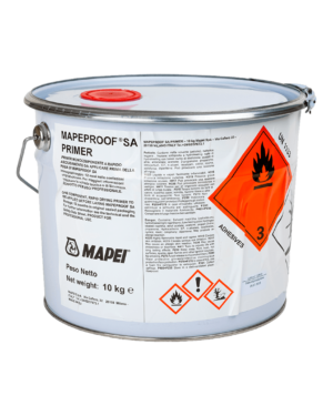 MAPEPROOF SA PRIMER (10Kg) - Primer monocomponente a rapido asciugamento da applicare prima della posa di membrane autoadesive delle linee Mapeproof e Mapethene