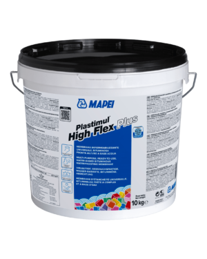 PLASTIMUL HIGH FLEX PLUS (10Kg) - Membrana impermeabilizzante bituminosa universale, pronta all’uso, a base acqua