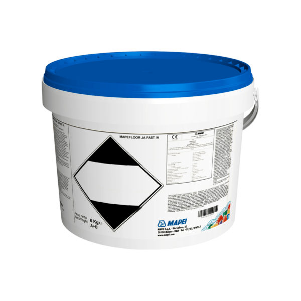 MAPEFLOOR JA FAST (6Kg) - Adesivo epossidico bicomponente tissotropico a rapido indurimento per l'installazione del giunto prefabbricato polimerico Mapejoint e per piccole riparazioni e stuccature di superfici in calcestruzzo
