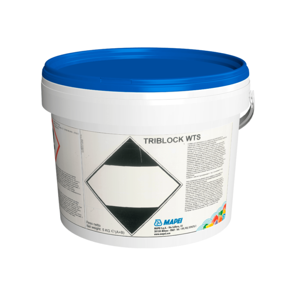 TRIBLOCK WTS (5Kg) - Formulato epossidico fillerizzato bicomponente da utilizzare come rasatura turapori per sottofondi cementizi prima della posa di rivestimenti resinosi
