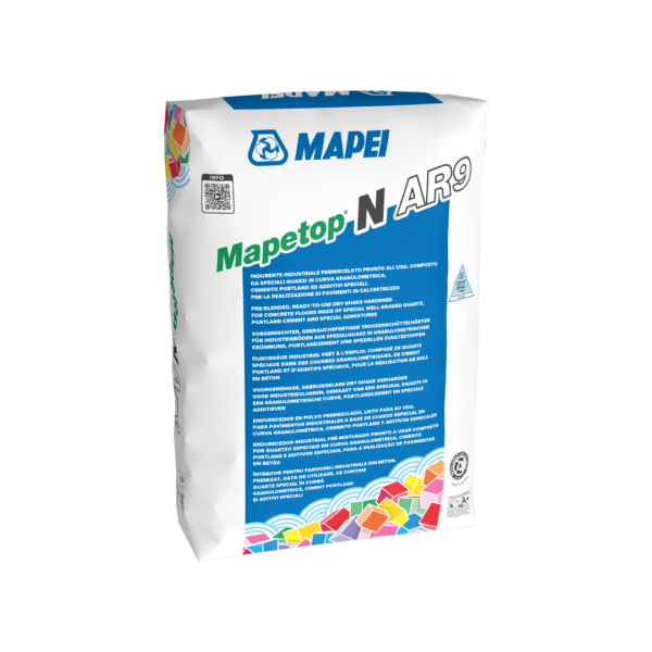 MAPETOP N AR9 (25Kg) - Indurente minerale premiscelato per pavimentazioni in calcestruzzo
