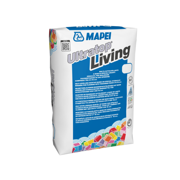 ULTRATOP LIVING (25Kg) - Malta autolivellante a base di speciali leganti idraulici, ad indurimento ultrarapido