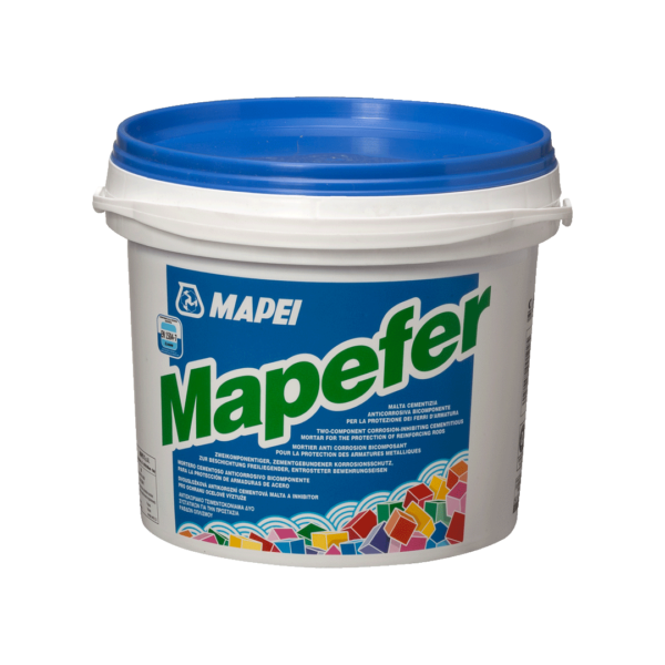 MAPEFER (2Kg) - Malta cementizia anticorrosiva bicomponente per la protezione dei ferri d’armatura.